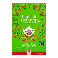 VÝPRODEJ!!!Čaj Zelený s granátovým jablkem 20 sáčků BIO   ENGLISH TEA SHOP