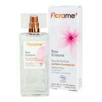 Parfémová voda přírodní ROSE ECLATANTE — zářící růže 50 ml BIO   FLORAME