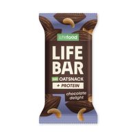 Tyčinka Lifebar Oat Snack proteinová čokoládová 40 g BIO    LIFEFOOD
