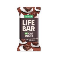 Tyčinka Lifebar Oat snack s lískovými oříšky a čokoládou 40 g BIO   LIFEFOOD