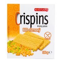 Chlebíček cizrnový Crispins bezlepkový 100 g BIO   EXTRUDO