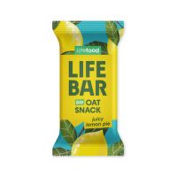 Tyčinka Lifebar Oat snack citronový 40 g BIO  LIFEFOOD