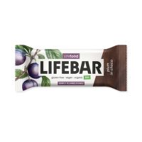 Tyčinka Lifebar švestka v čokoládě 40 g BIO   LIFEFOOD